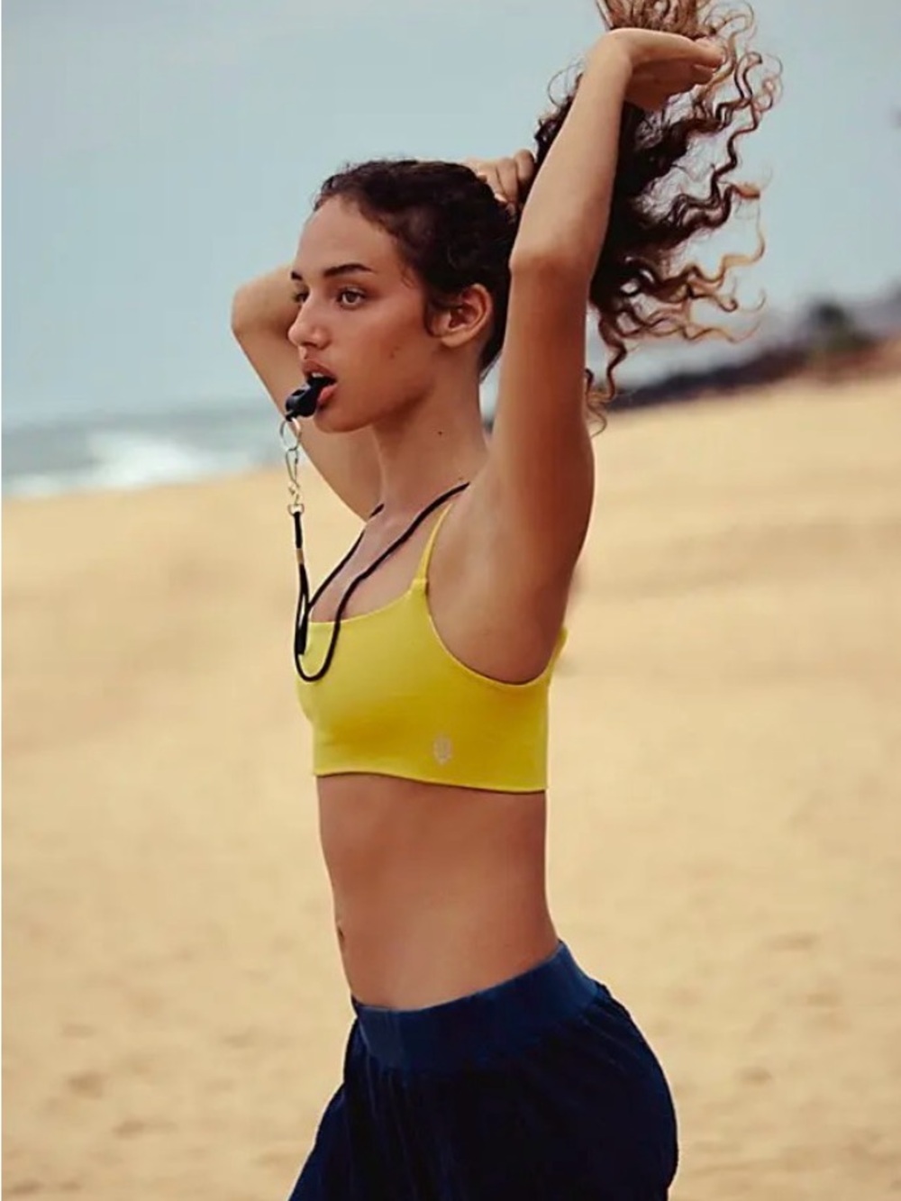 FP Movement by Free People- Reversible-Sports Bra- Honeydew Combo- Size M - Picture 3 of 5